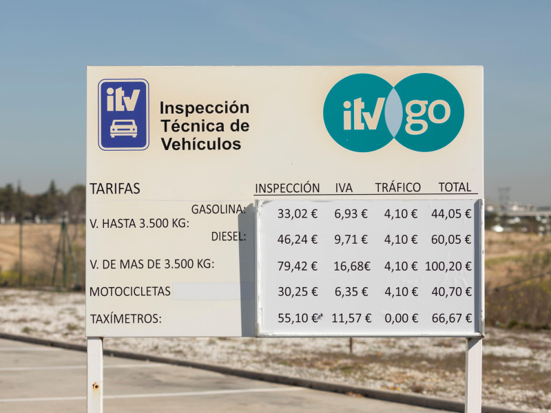 Tarifas de la ITV en las oficinas de inspección técnica de vehículos del distrito de Ciudad de la Imagen