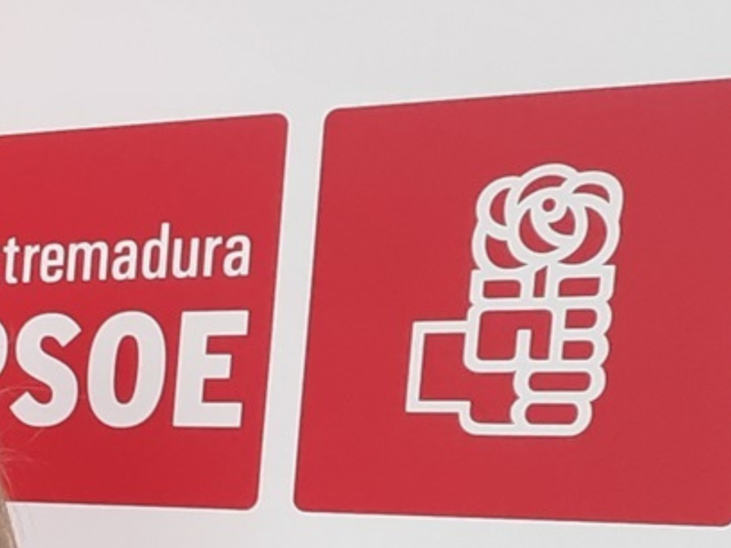 El logo del PSOE de Extremadura