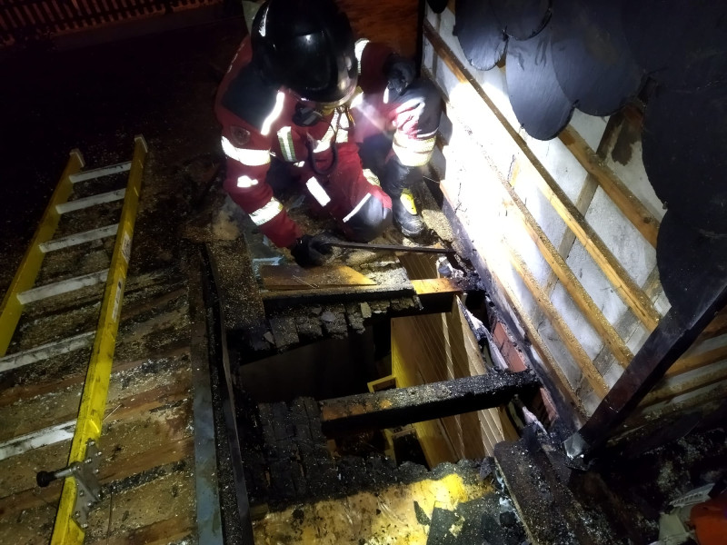 Incendio en una vivienda en Dehesas