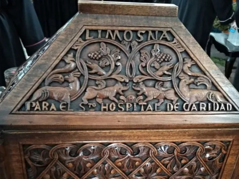 Foto de archivo de la urna robada este domingo