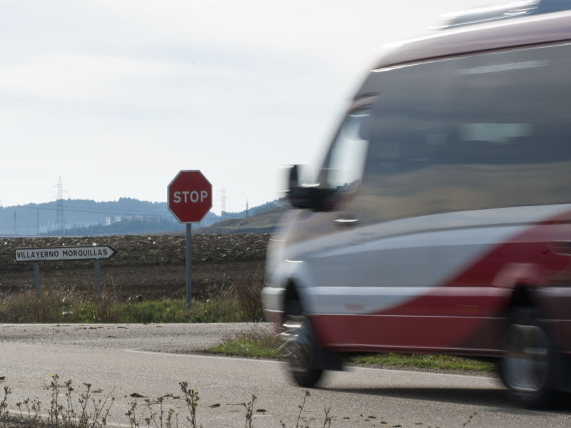 Servicio de autobuses en la provincia de Burgos.