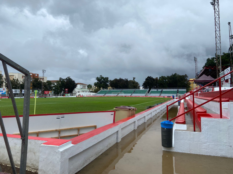 Situación del campo del Chiclana a unas horas de que juegue Osasuna la Copa del Rey