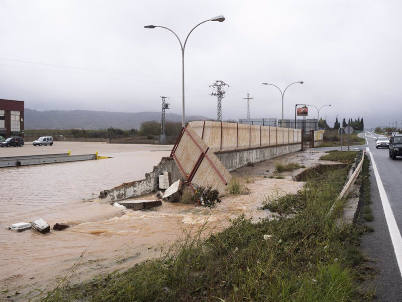 Estragos causados por la DANA en Llombai, Valencia