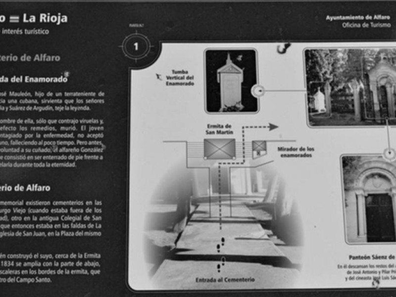 Legenda informacyjna opowiadająca historię kochanków