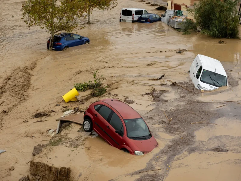 Efectos de la DANA en localidad malagueña de Álora