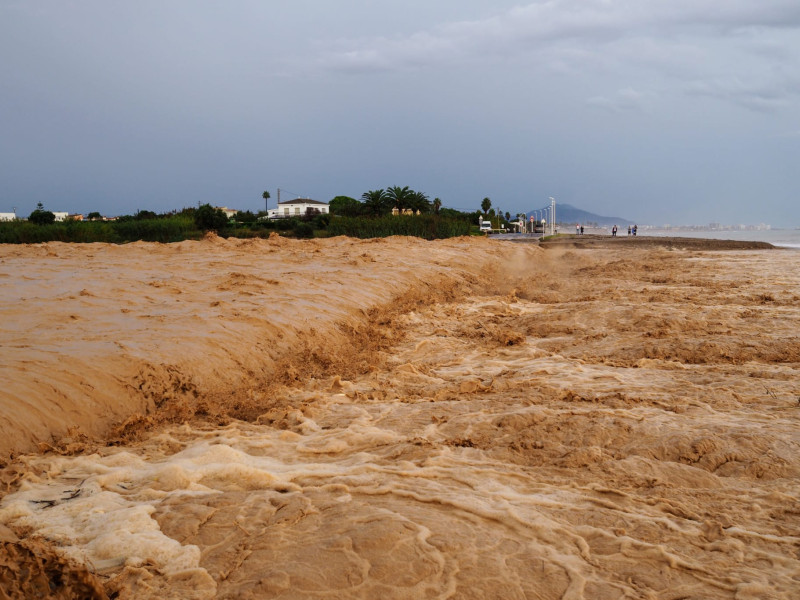 Así llega la Rambla de Cervera a la Mar Xica de Benicarló