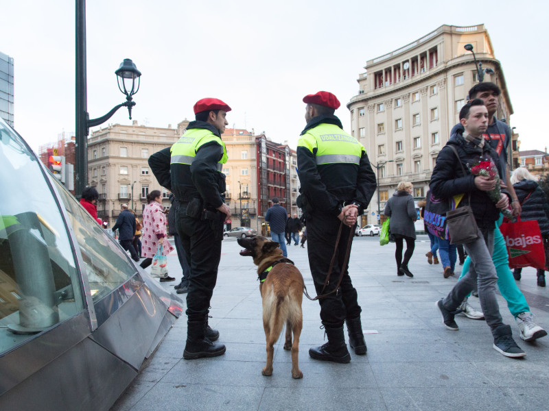 Policía Municipal de Bilbao, unidad canina