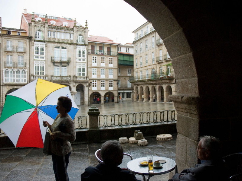 Plaza Mayor Provincia de Ourense Galicia Región España