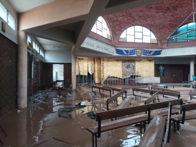 Iglesia destruida DANA