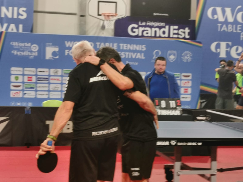 José Ángel Martín durante un momento del campeonato en Francia