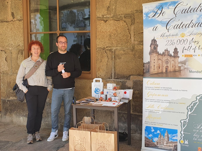 Israel Cruz y Marta Geada, dos de los impulsores del proyecto