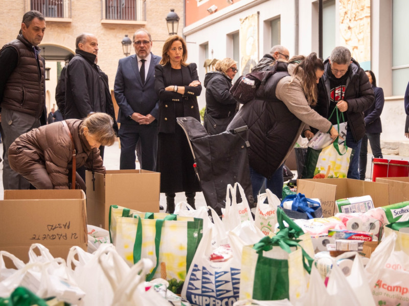 Las muestras de solidaridad este fin de semana han sido constantes.