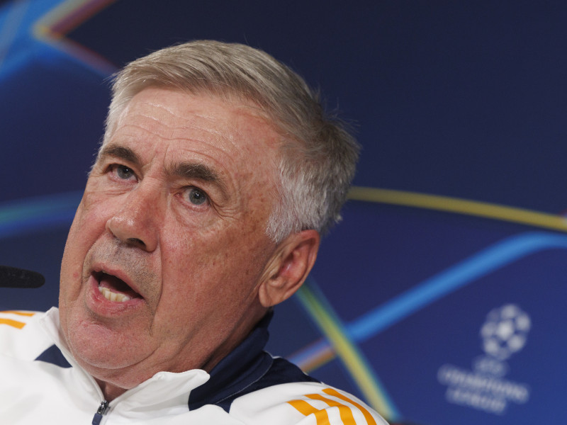 Carlo Ancelotti, en rueda de prensa