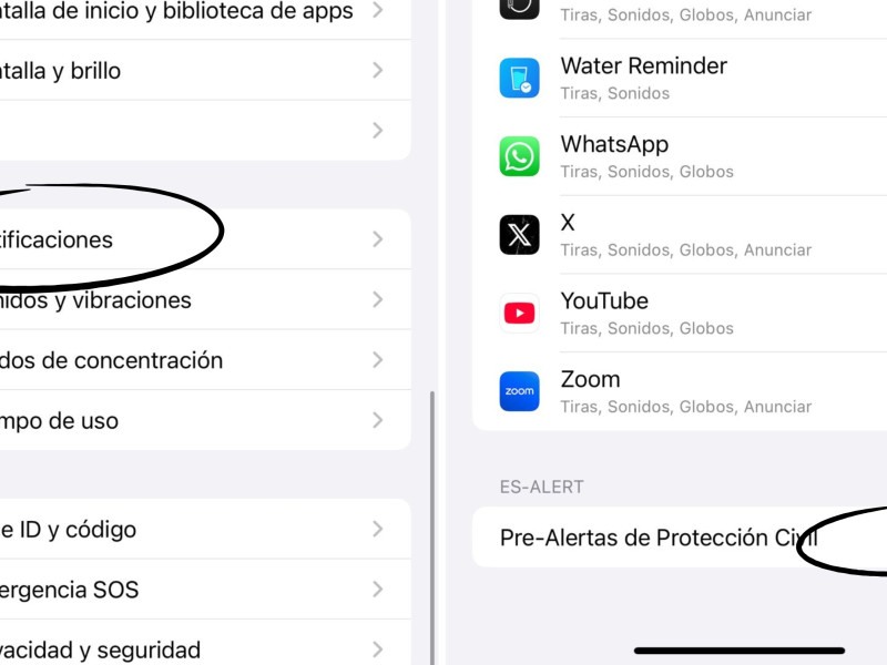 Así puedes activar las alertas de ES-Alert en tu iPhone