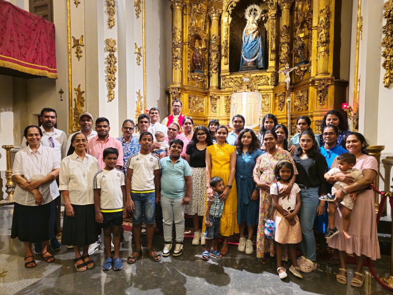 El único sacerdote que practica Siro Malabar en España