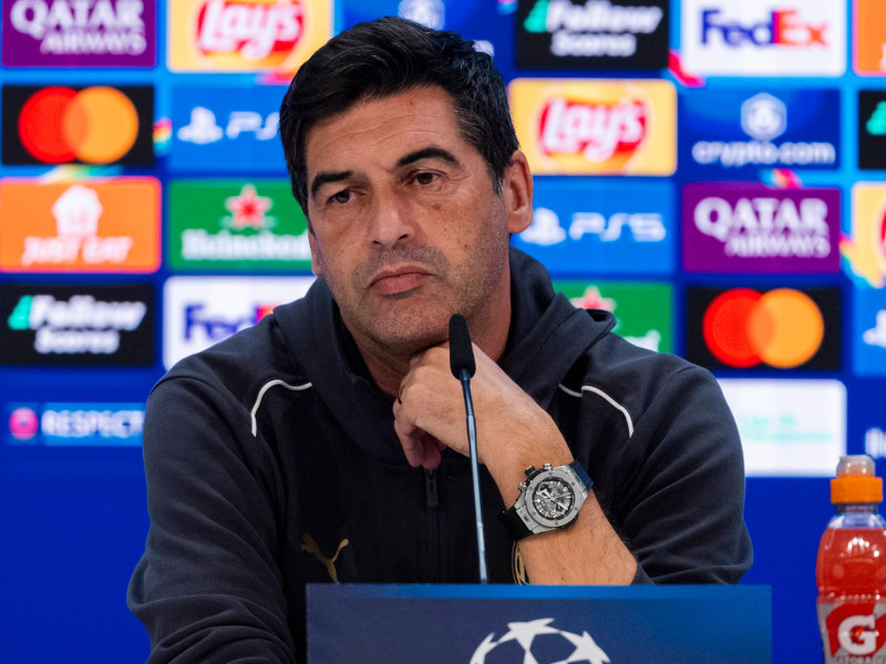 Paulo Fonseca, entrenador del Milan, en rueda de prensa