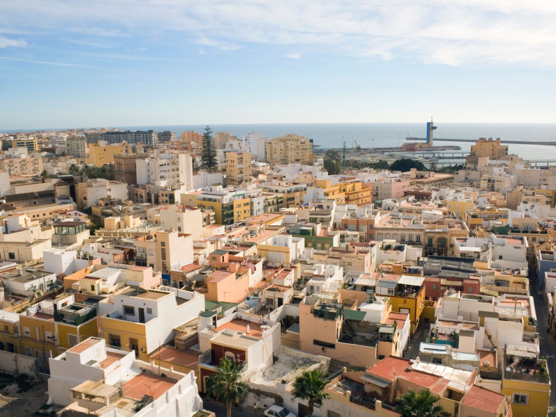 Vista de Almería desde la Alcazaba