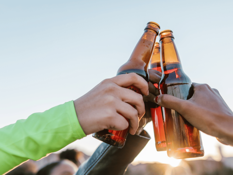 La cerveza en botellín