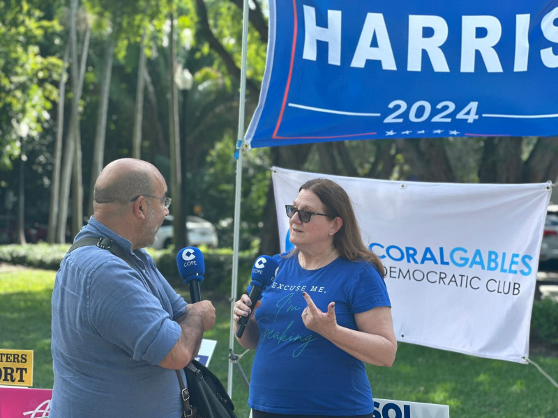 Millie Herrera, cubana, vicepresidenta de los Demócratas en el condado de Miami-Dane