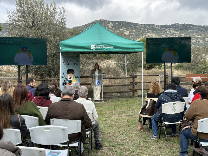 La alcaldesa, Victoria Barderas, en la presentación