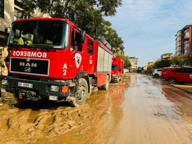 Bomberos del Ayuntamiento en Alfafar