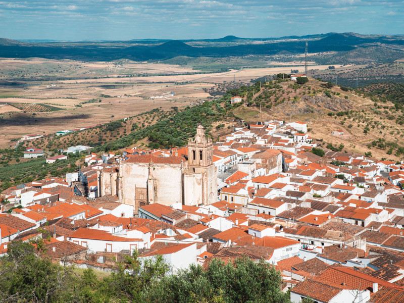 Vistas de la ciudad de Feria desde el Castillo