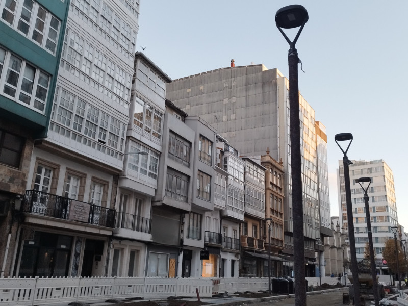 Recta final de las obras en la calle San Andrés