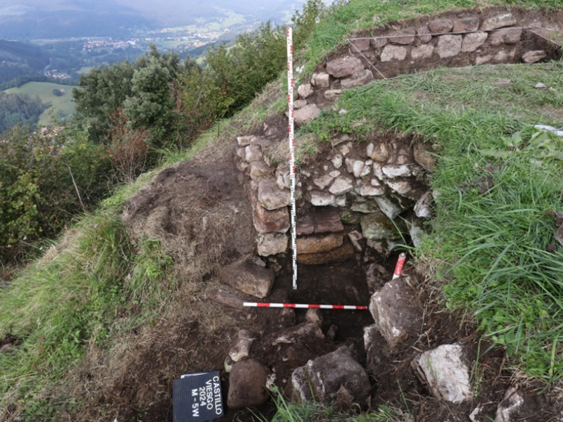 Zona de los trabajos.