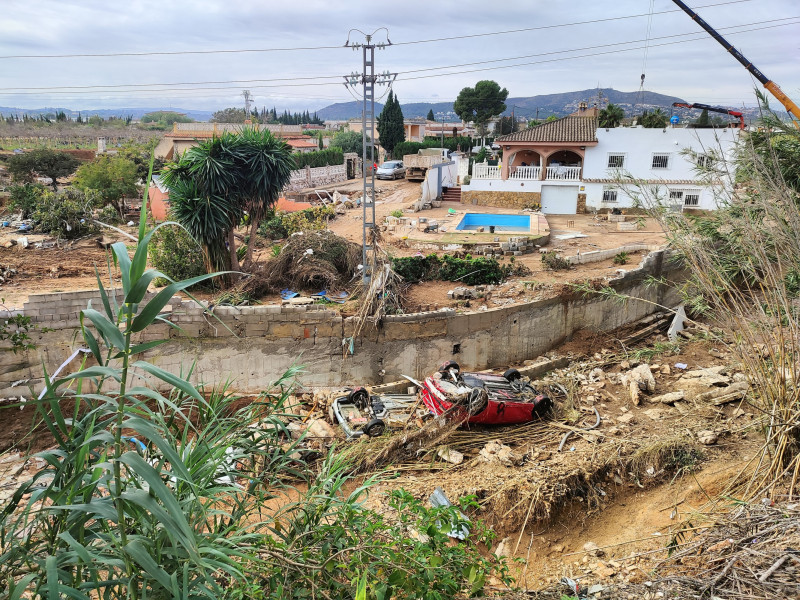 Zona donde vivían Izan y Rubén