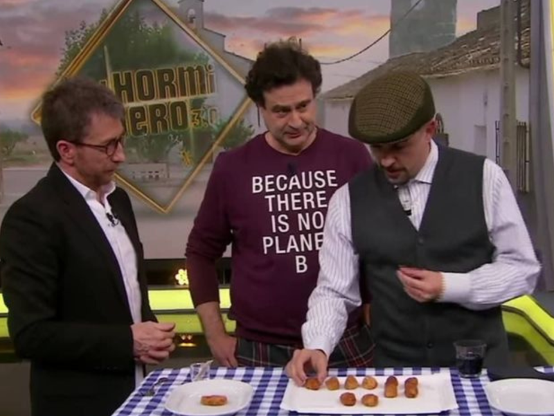 Pablo Motos, Pepe Rodríguez y Dani Fontecha en El Hormiguero