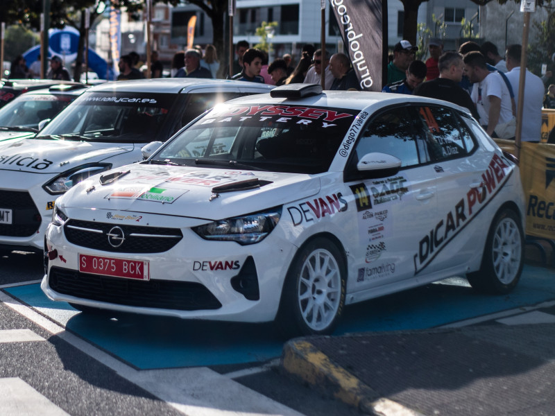 Este es el vehículo con el que compitió Diego Varela en el pasado Rallye Cidade de Narón