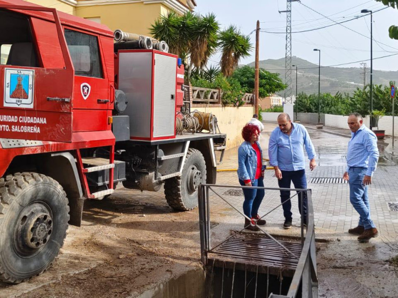 Visita a los trabajos de limpieza