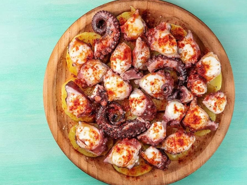 Plato de "Pulpo a Feira"