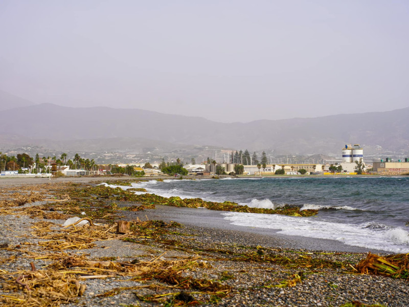 Playas de Motril tras la dana