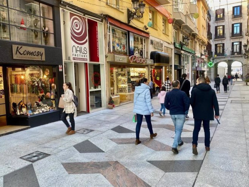 Comercio minorista en Santander