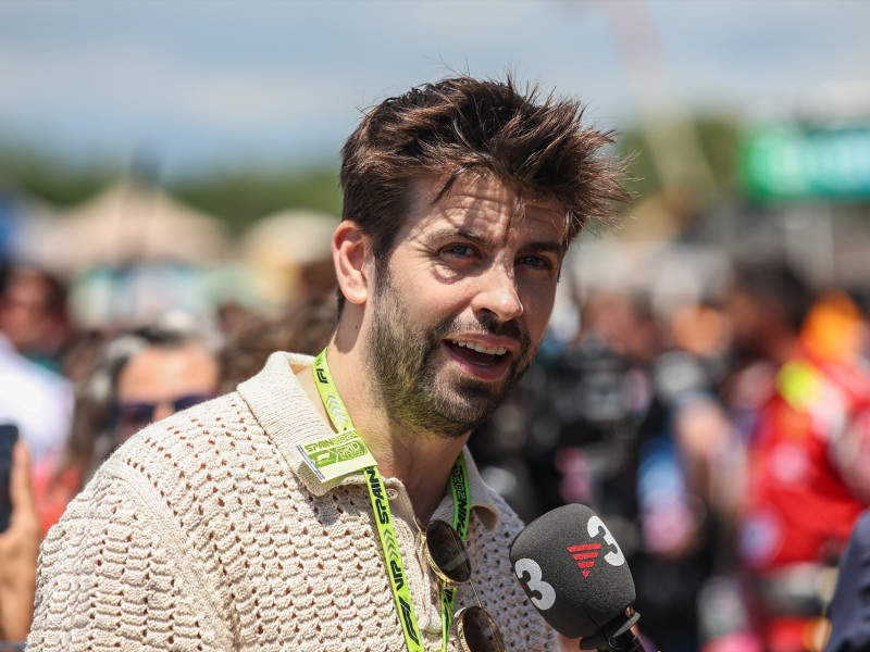 Gerard Piqué, exjugador del FC Barcelona, ​​durante el Gran Premio de España de Fórmula 1 Aramco 2024, décima ronda del Campeonato Mundial de Fórmula Uno 2024 del 21 al 23 de junio de 2024 en el Circuit de Barcelona-Catalunya, en Montmeló, España