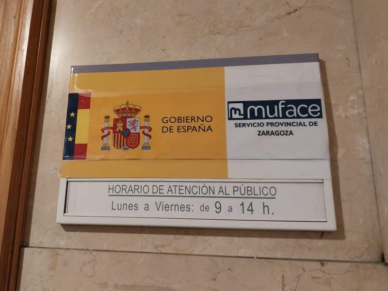 Oficinas de MUFACE en Zaragoza