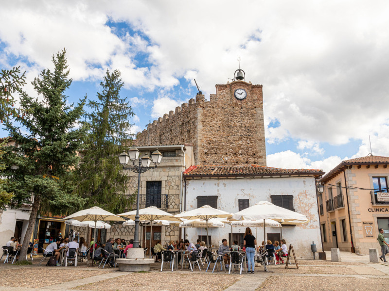 Imagen de la Torre de Albarrana, en Buitrago de Lozoya