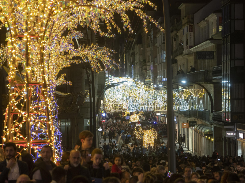 Encendido de las luces de Navidad de Vigo 2024