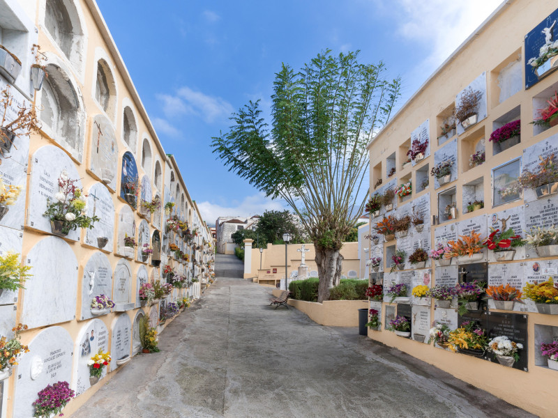 Imagen de un cementerio en España