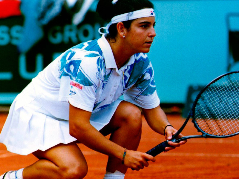 Arantxa Sánchez Vicario, en una imagen de 1995