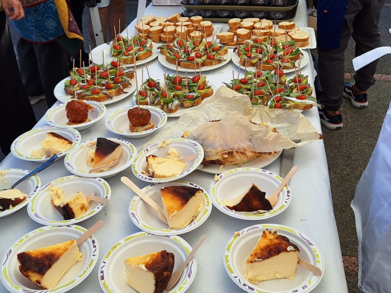 Una de las comidas de la Sociedad Gastronómica Unión Artesana de San Sebastián