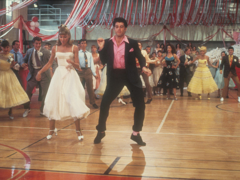 GREASE (1978) OLIVIA NEWTON-JOHN, JOHN TRAVOLTA