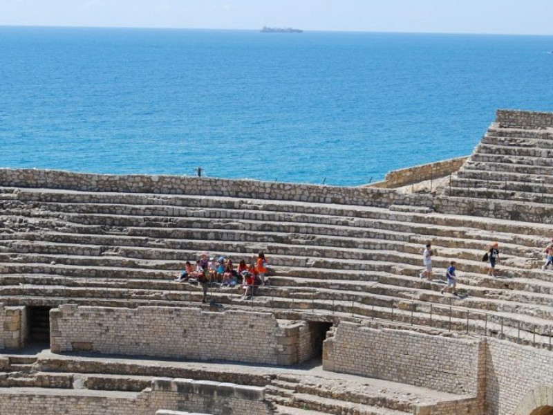 Tarraco, anfiteatro junto al mar