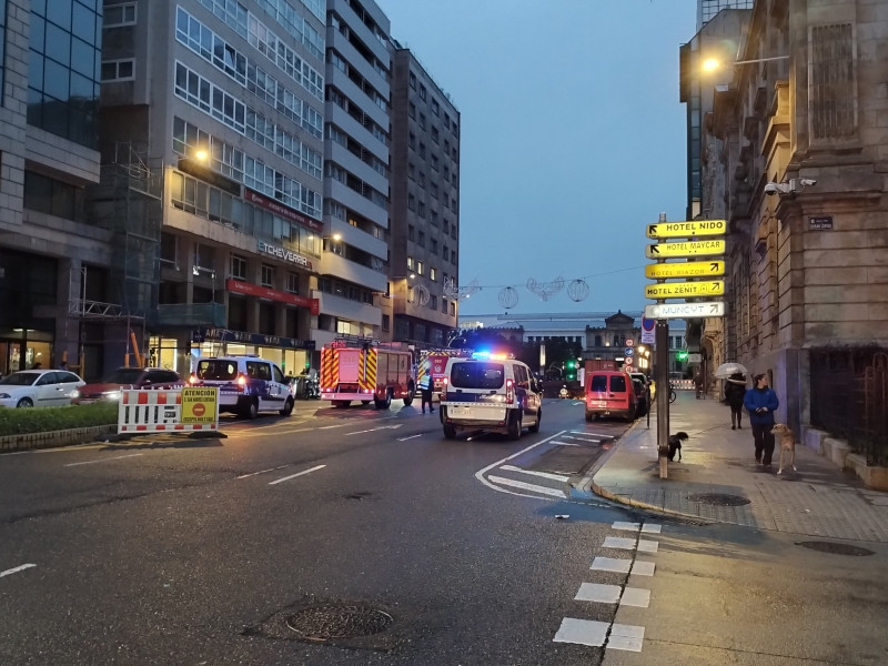 Despliegue de emergencias en el túnel de Juana de Vega