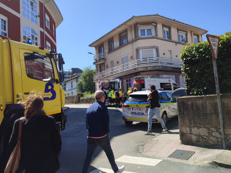 Una imagen del accidente que hubo hace un par de meses