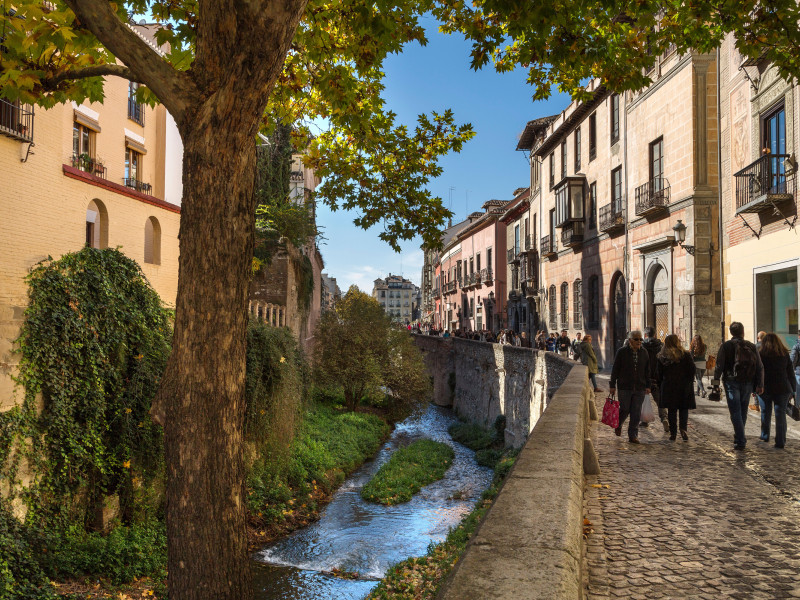 Carrera del Darro Albaicín Granada Andalucía España