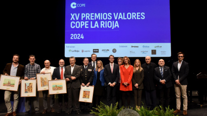 Los Premios Valores de COPE Rioja “encienden una luz” para reconocer lo mejor de la sociedad