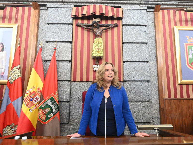 Celebración del Pleno en el que se debate la aprobación inicial del presupuesto general del Ayuntamiento de Burgos para 2025