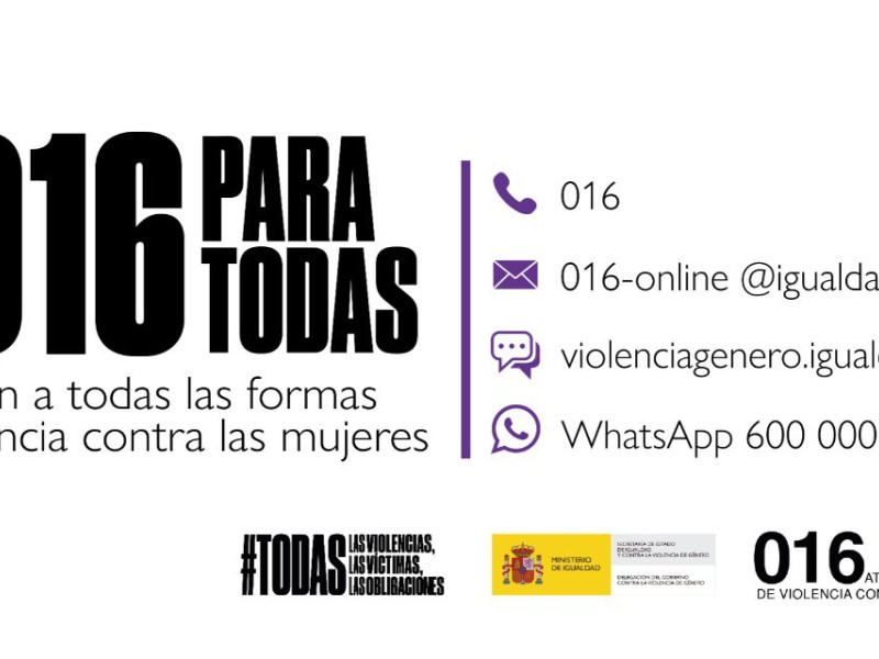 El 016 es el teléfono de atención a las víctimas de violencia de género. No deja rastro en la factura, pero debe borrarse del terminal.